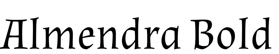 Almendra Bold Font Download Free